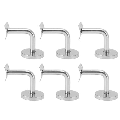 6 Pcs Wall Handrail Bracket 304 Stainless Steel Strong Bearing Stair Railing Support V1294-YM0521-3114230042511