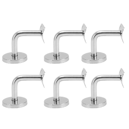 6 Pcs Wall Handrail Bracket 304 Stainless Steel Strong Bearing Stair Railing Support V1294-YM0521-3114230042511