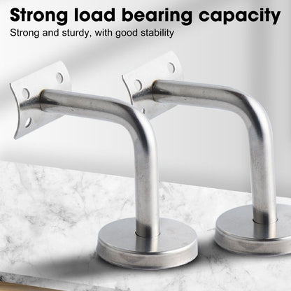6 Pcs Wall Handrail Bracket 304 Stainless Steel Strong Bearing Stair Railing Support V1294-YM0521-3114230042511