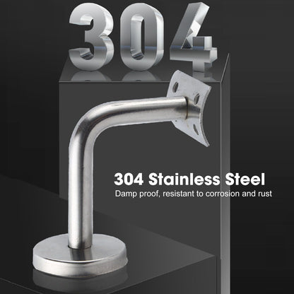 6 Pcs Wall Handrail Bracket 304 Stainless Steel Strong Bearing Stair Railing Support V1294-YM0521-3114230042511