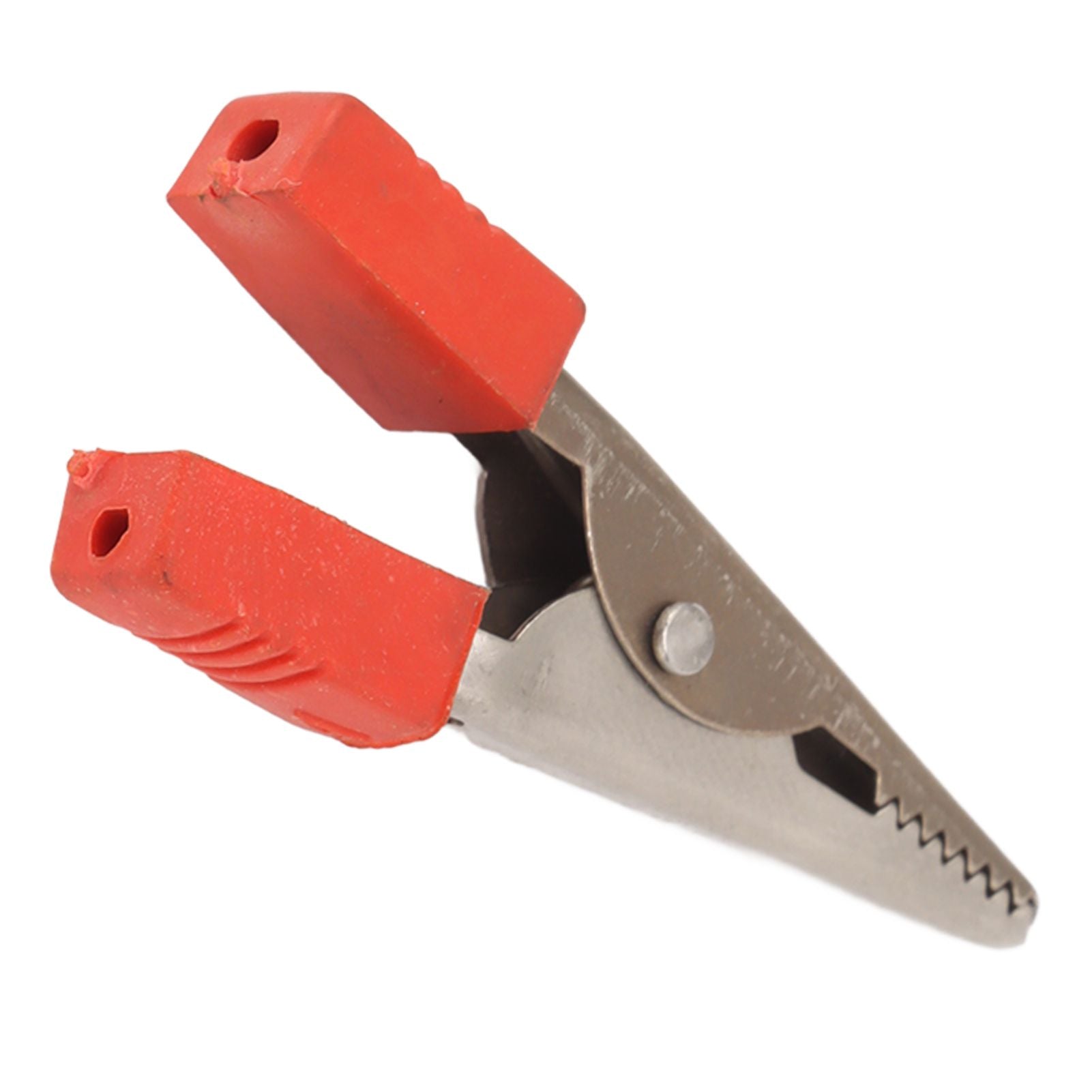 20 Pcs Crocodile Clip Red and Black 1cm Opening Electrical Test Clamp Stainless Steel Battery Cable Clips V1294-YM0521-3114230044211