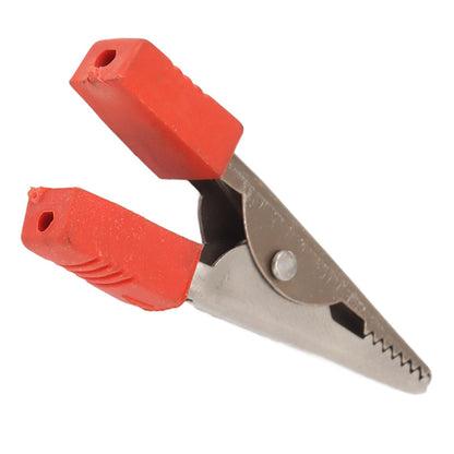 20 Pcs Crocodile Clip Red and Black 1cm Opening Electrical Test Clamp Stainless Steel Battery Cable Clips V1294-YM0521-3114230044211