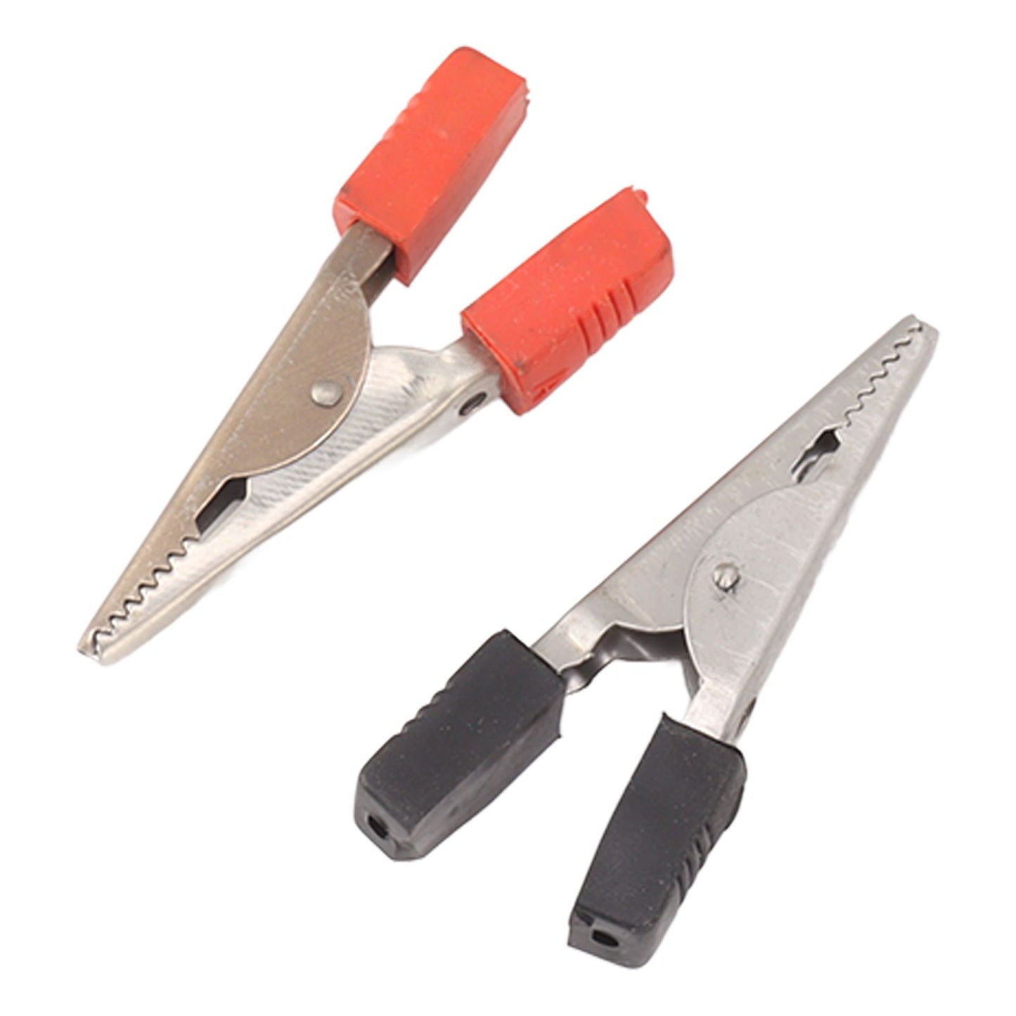 20 Pcs Crocodile Clip Red and Black 1cm Opening Electrical Test Clamp Stainless Steel Battery Cable Clips V1294-YM0521-3114230044211