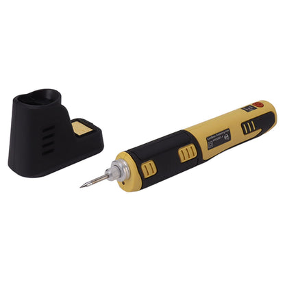 Portable Cordless Soldering Iron Kit Cordless Soldering Iron with Rechargeable Lithium Ion Battery Yellow V1294-YM0521-3114230047911
