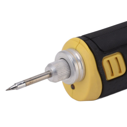 Portable Cordless Soldering Iron Kit Cordless Soldering Iron with Rechargeable Lithium Ion Battery Yellow V1294-YM0521-3114230047911
