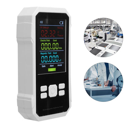 Radiation Detector RF Electric Magnetic Field Strength Detection Handheld Electromagnetic Radiation Meter V1294-YM0521-3114230048511
