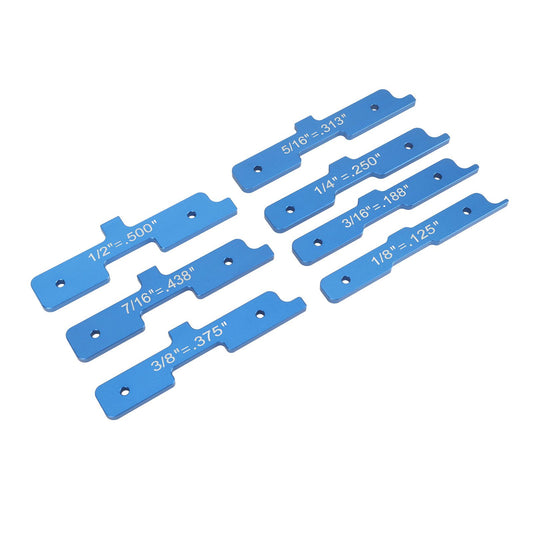 Router Table Set Up Bars Wood Cutter Measuring Block Alloy Steel Setup Blocks for Carpenter Construction DIY V1294-YM0521-3114230048611