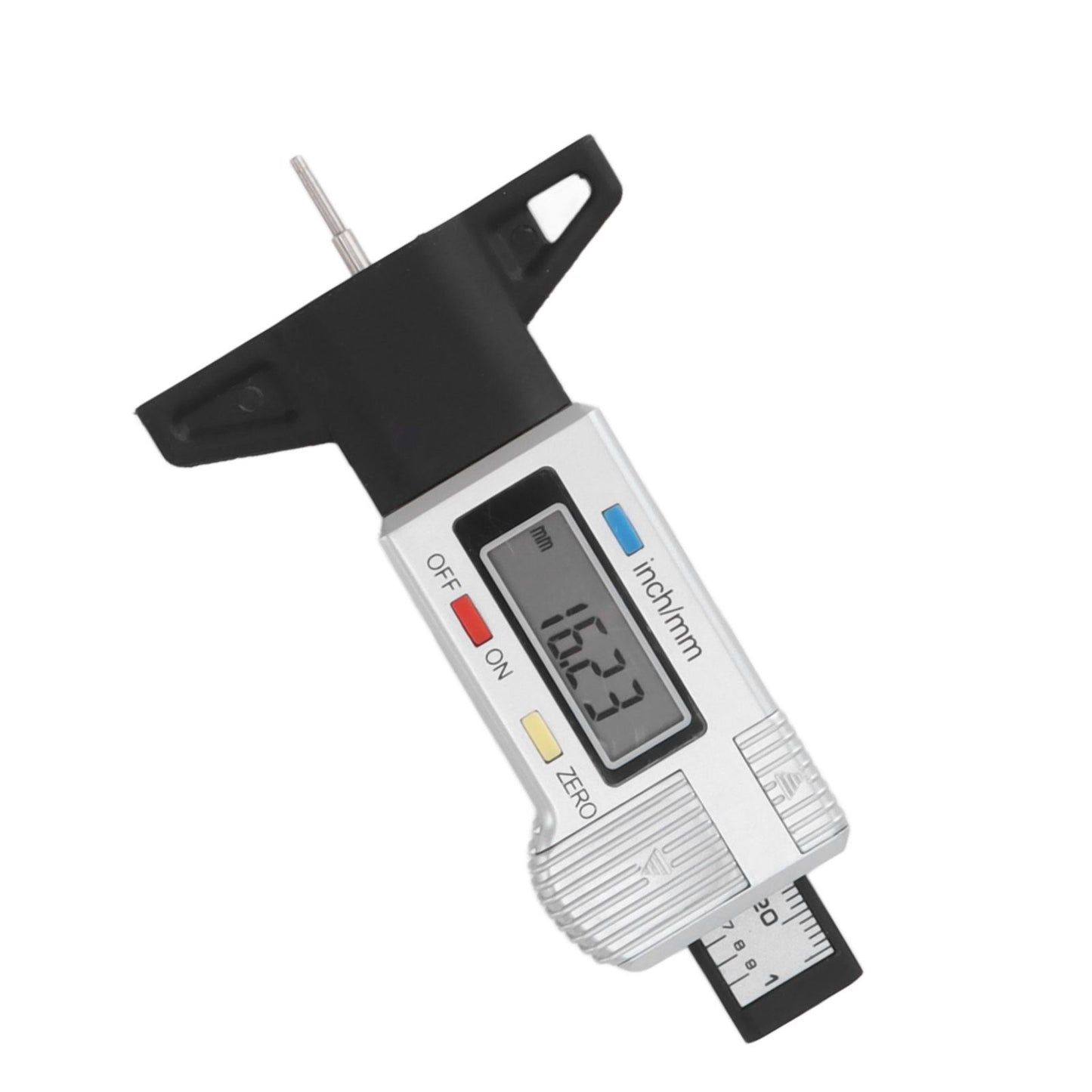 Digital Tire Tread Depth Gauge Tire Tread Depth Measuring Tool 0-25.4mm Range Accurate Reading V1294-YM0521-3114230048711