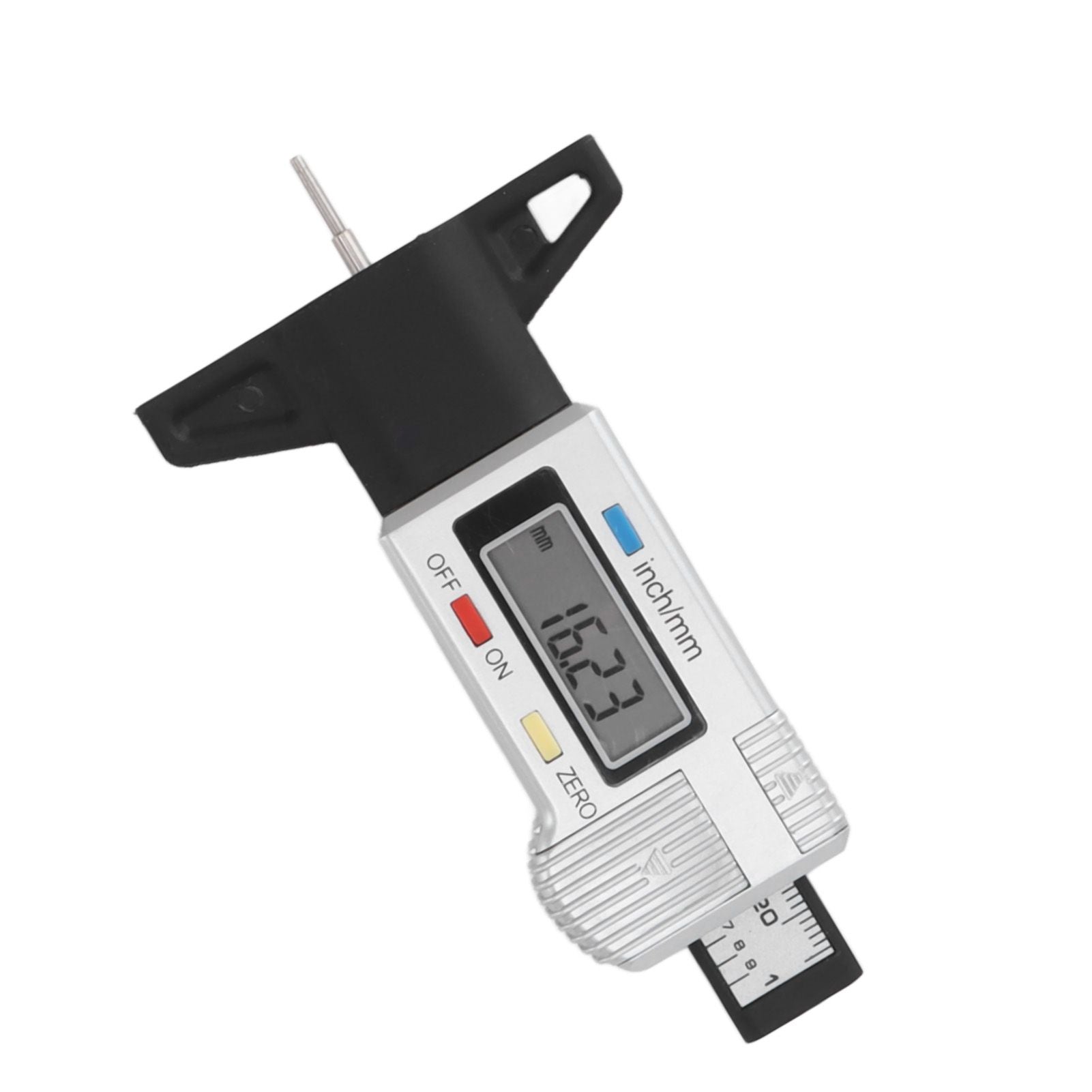 Digital Tire Tread Depth Gauge Tire Tread Depth Measuring Tool 0-25.4mm Range Accurate Reading V1294-YM0521-3114230048711