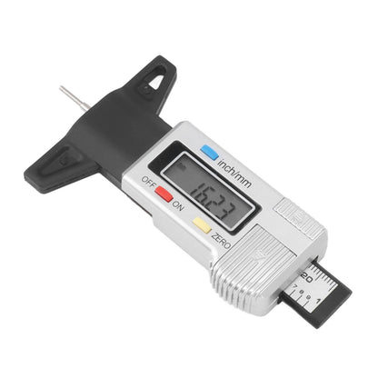 Digital Tire Tread Depth Gauge Tire Tread Depth Measuring Tool 0-25.4mm Range Accurate Reading V1294-YM0521-3114230048711