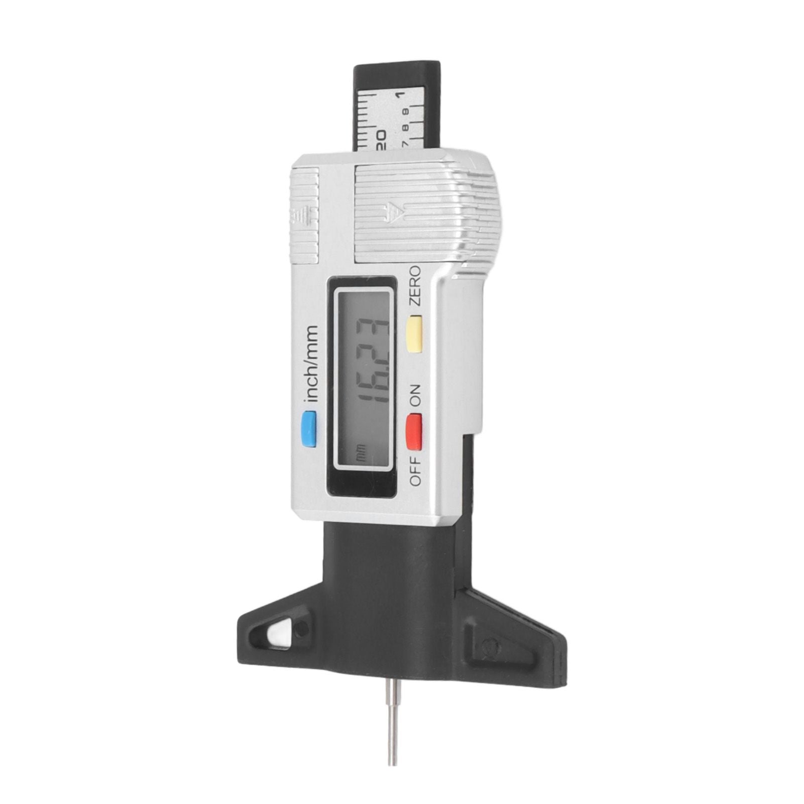 Digital Tire Tread Depth Gauge Tire Tread Depth Measuring Tool 0-25.4mm Range Accurate Reading V1294-YM0521-3114230048711