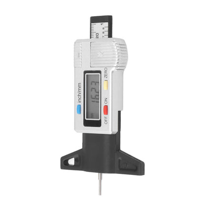 Digital Tire Tread Depth Gauge Tire Tread Depth Measuring Tool 0-25.4mm Range Accurate Reading V1294-YM0521-3114230048711
