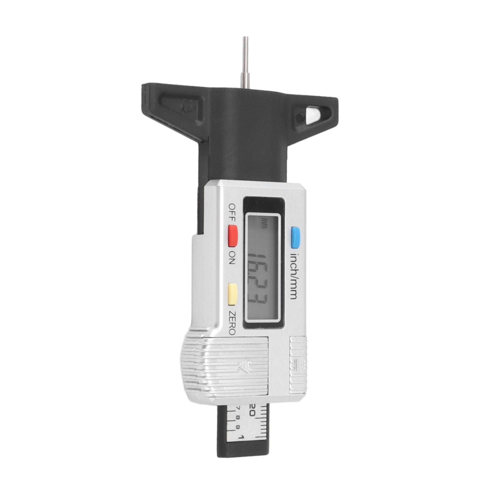 Digital Tire Tread Depth Gauge Tire Tread Depth Measuring Tool 0-25.4mm Range Accurate Reading V1294-YM0521-3114230048711