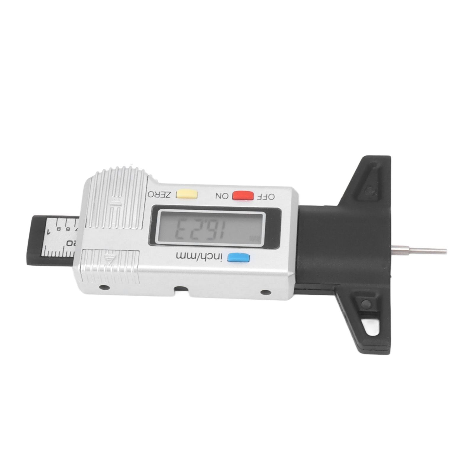 Digital Tire Tread Depth Gauge Tire Tread Depth Measuring Tool 0-25.4mm Range Accurate Reading V1294-YM0521-3114230048711