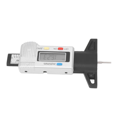 Digital Tire Tread Depth Gauge Tire Tread Depth Measuring Tool 0-25.4mm Range Accurate Reading V1294-YM0521-3114230048711