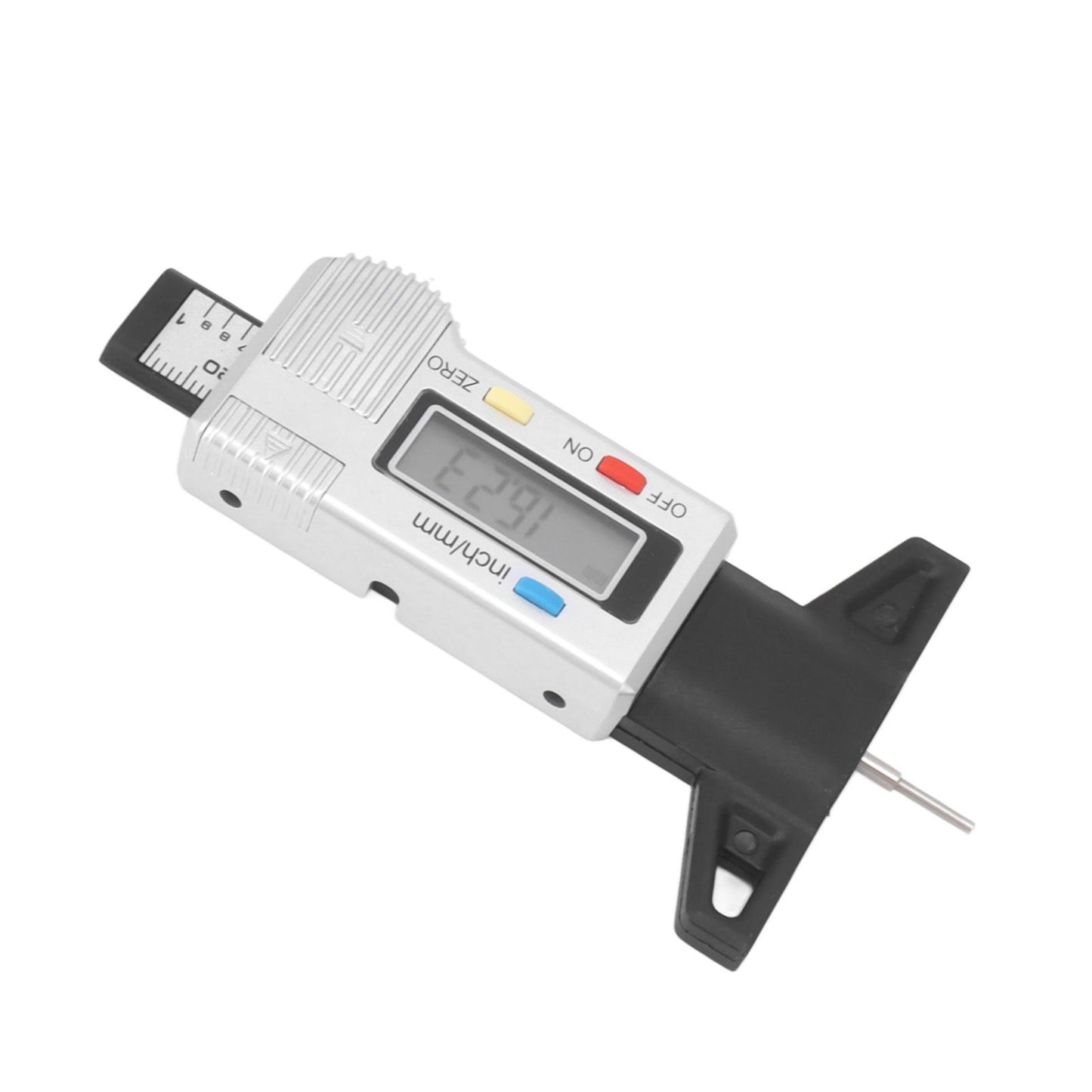 Digital Tire Tread Depth Gauge Tire Tread Depth Measuring Tool 0-25.4mm Range Accurate Reading V1294-YM0521-3114230048711