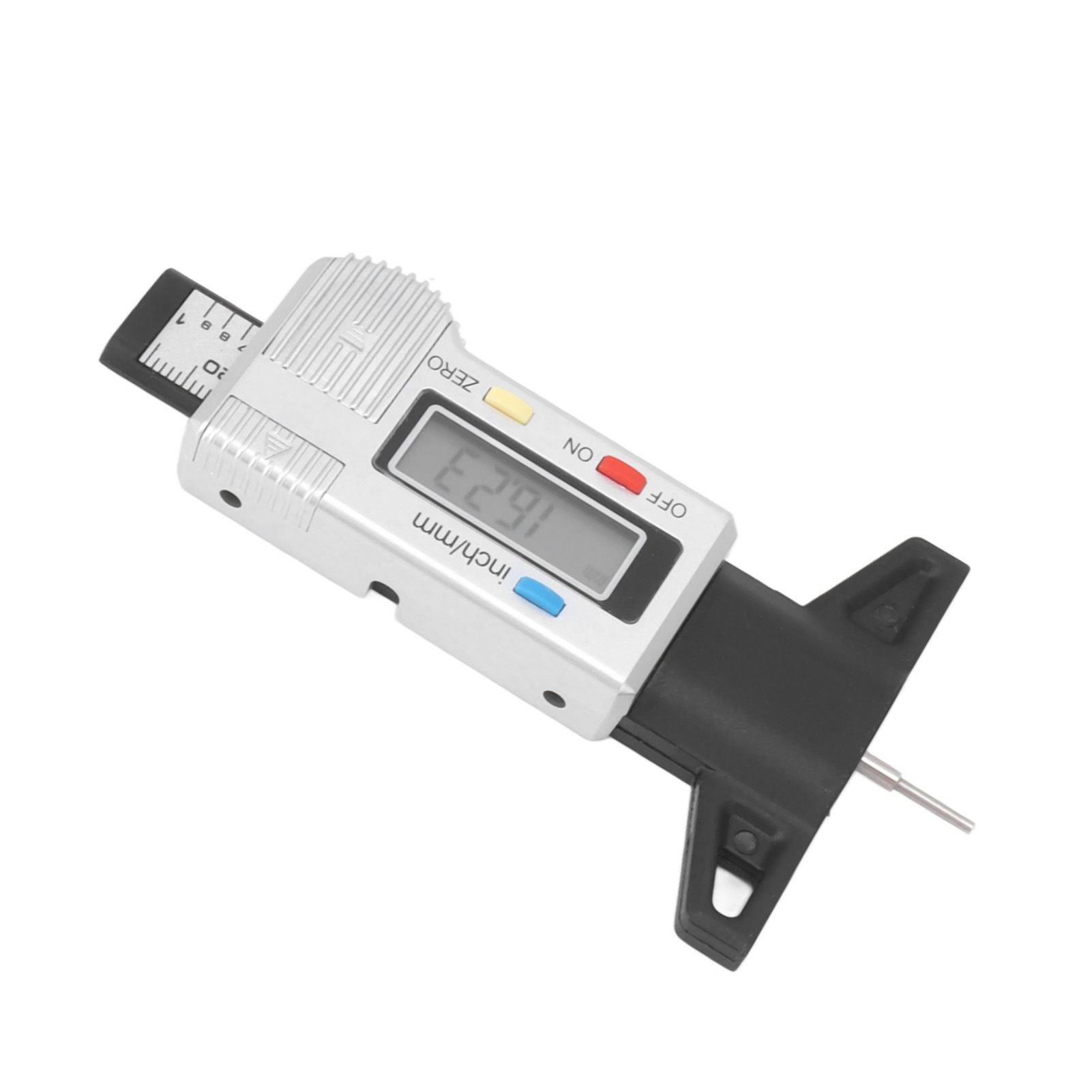 Digital Tire Tread Depth Gauge Tire Tread Depth Measuring Tool 0-25.4mm Range Accurate Reading V1294-YM0521-3114230048711