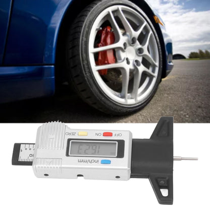 Digital Tire Tread Depth Gauge Tire Tread Depth Measuring Tool 0-25.4mm Range Accurate Reading V1294-YM0521-3114230048711
