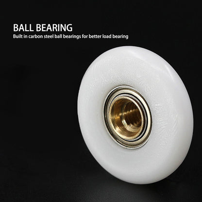 4 Set Shower Door Rollers Runners Wheels Bathroom Glass Door Rollers Runners Pulleys Wheels Replacement Part V1294-YM0521-3114230049312