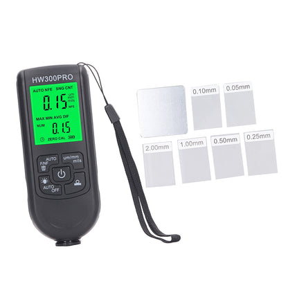 Coating Thickness Gauge High Accuracy Paint Depth Gauge Meter Antislip Thickness Meter Gauge Black V1294-YM0521-3114230051212