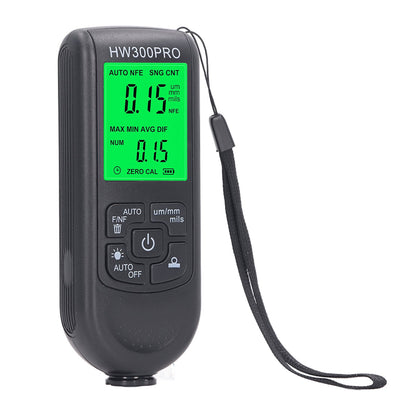 Coating Thickness Gauge High Accuracy Paint Depth Gauge Meter Antislip Thickness Meter Gauge Black V1294-YM0521-3114230051212
