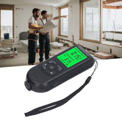 Coating Thickness Gauge High Accuracy Paint Depth Gauge Meter Antislip Thickness Meter Gauge Black V1294-YM0521-3114230051212