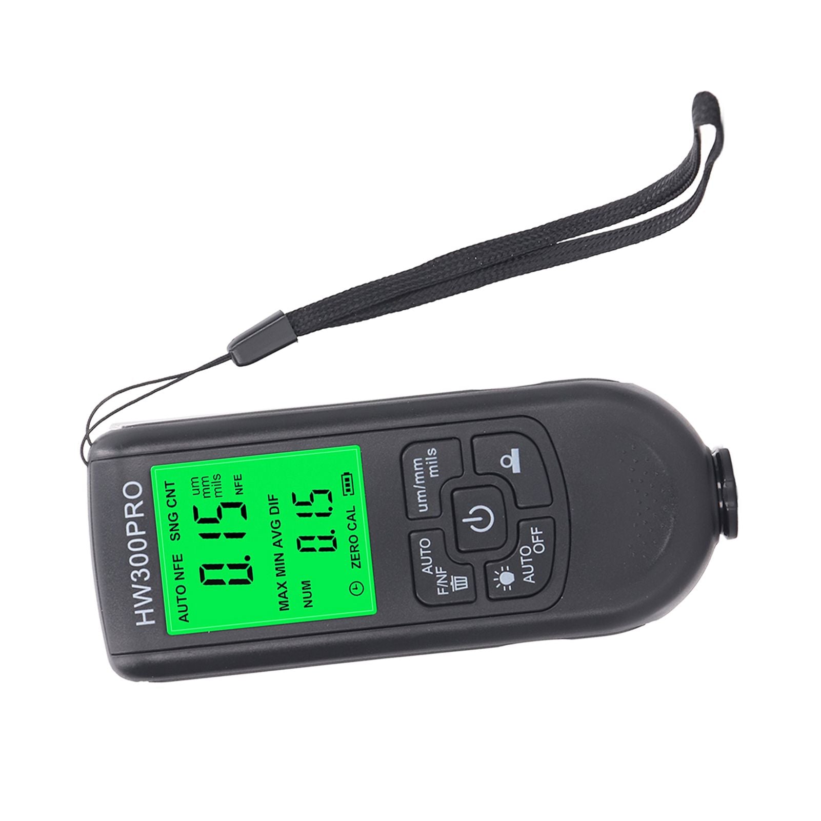 Coating Thickness Gauge High Accuracy Paint Depth Gauge Meter Antislip Thickness Meter Gauge Black V1294-YM0521-3114230051212