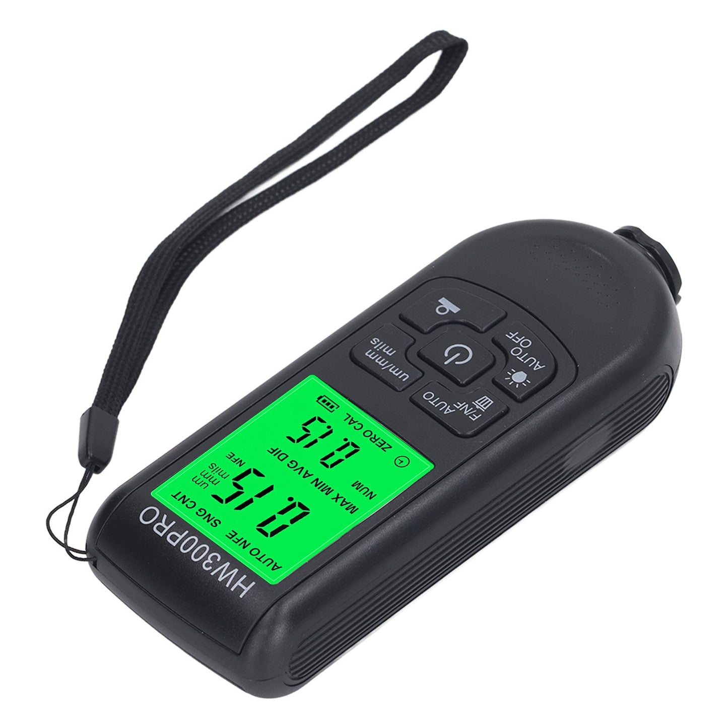 Coating Thickness Gauge High Accuracy Paint Depth Gauge Meter Antislip Thickness Meter Gauge Black V1294-YM0521-3114230051212