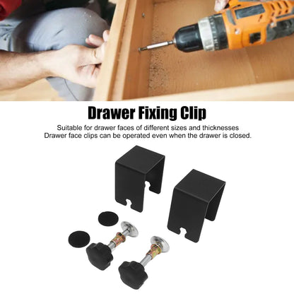 2PCS Drawer Front Installation Clamps Electrostatic Spraying Cabinet Front Installation Clamps for Drawer V1294-YM0521-3114230053011