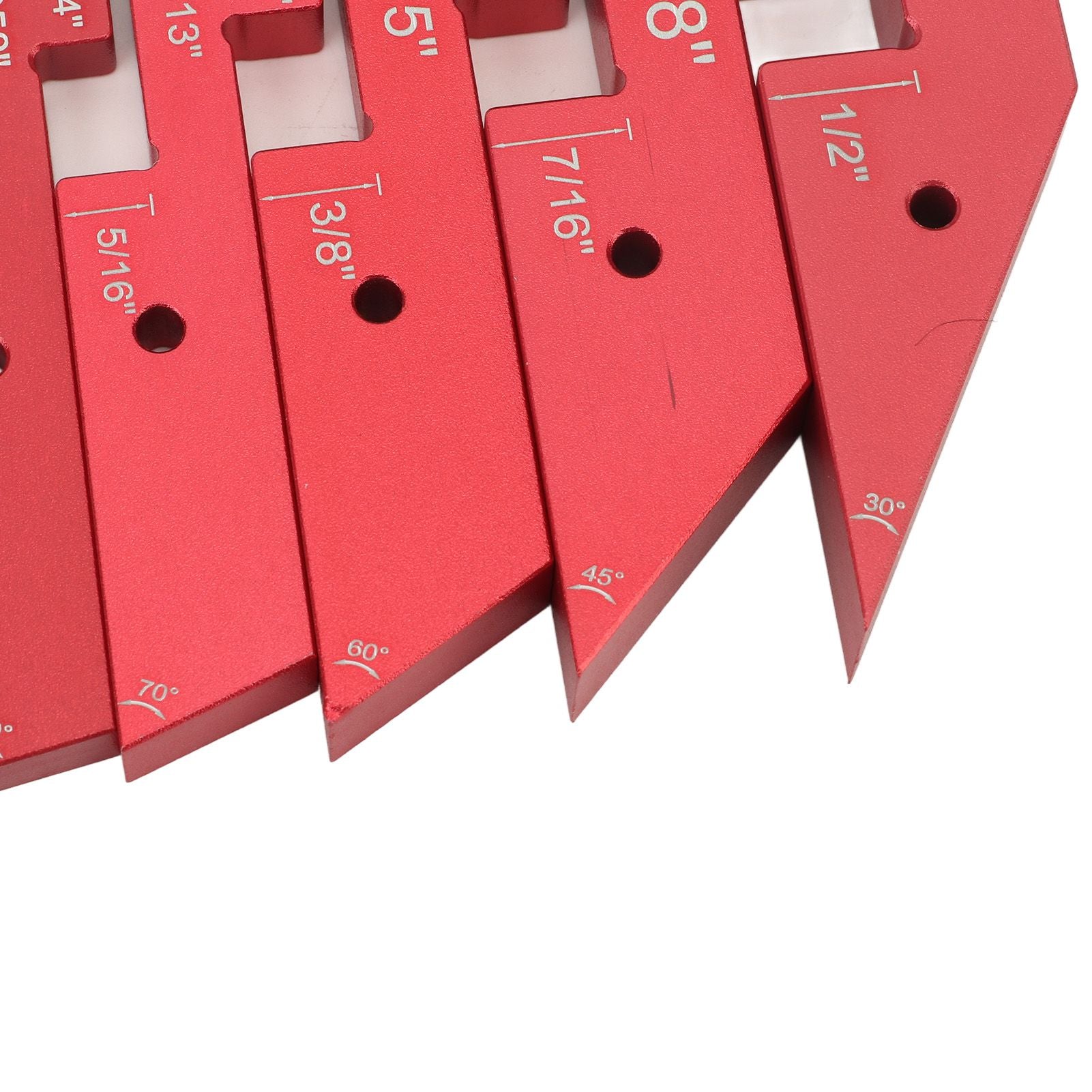Router Table Setup Bars 7pcs Aluminum Setup Blocks Height Gauge Set for Router Table Saw Accessories Angle V1294-YM0521-3114230054511