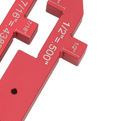 Router Table Setup Bars 7pcs Aluminum Setup Blocks Height Gauge Set for Router Table Saw Accessories Angle V1294-YM0521-3114230054511
