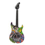 Guitar Wall Clock Simulation Time Accurate Guitar Clock Wall Decor for Home Dormitory Bedroom 5680CC Guitar V1294-YM0521-3115220139412