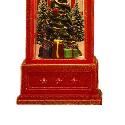 Snow Globe Lantern Telephone Booth Designed Christmas Luminous Ornament for Bar KTV Decoration Christmas Tree V1294-YM0521-3115220153913