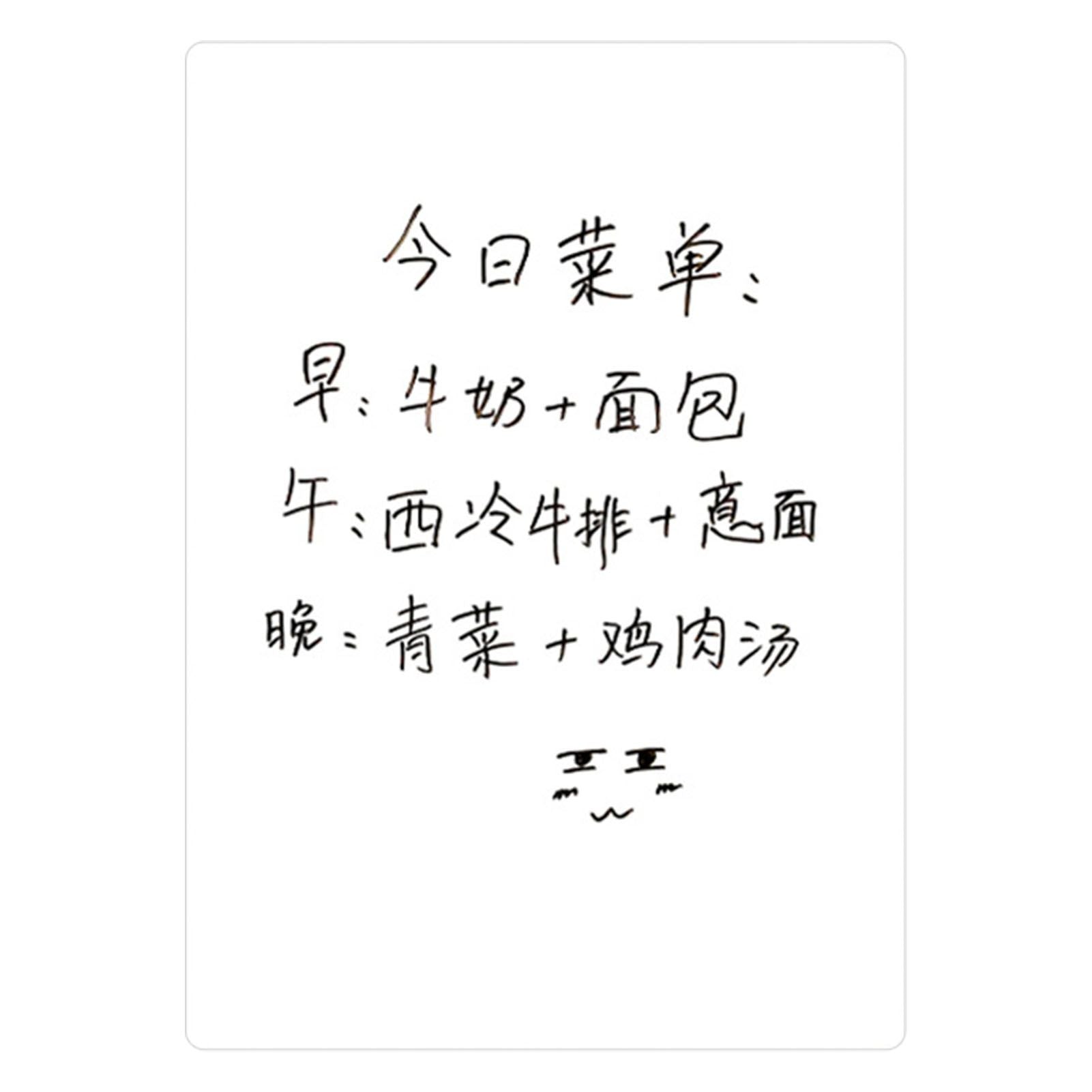 Magnetic Refrigerator Note Sticker Erasable Writable Soft Whiteboard Memo Note Sticker with Pen A3 Blank V1294-YM0521-3115220157213