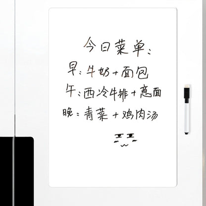Magnetic Refrigerator Note Sticker Erasable Writable Soft Whiteboard Memo Note Sticker with Pen A3 Blank V1294-YM0521-3115220157213