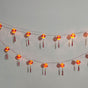 Red Chinese Lantern String Lights LED Light Beads Waterproof New Year Lantern with PVC Shell for Courtyards V1294-YM0521-3115220158614