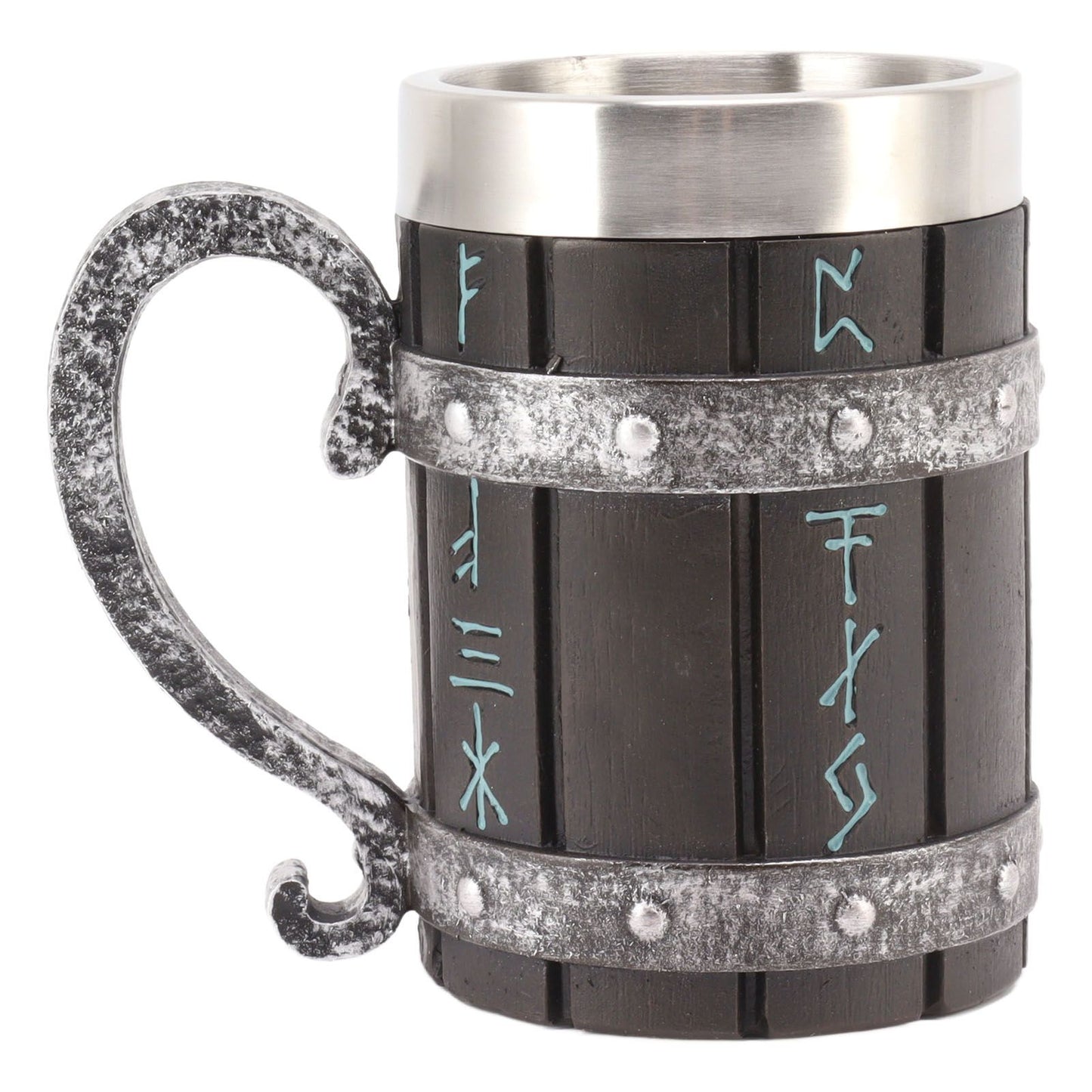 Large Beer Mug Decorative Printing High Temperature Resistance Stainless Steel Resin Water Fruit Juices Mug V1294-YM0521-3115230001511