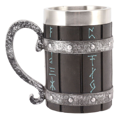 Large Beer Mug Decorative Printing High Temperature Resistance Stainless Steel Resin Water Fruit Juices Mug V1294-YM0521-3115230001511
