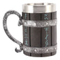 Large Beer Mug Decorative Printing High Temperature Resistance Stainless Steel Resin Water Fruit Juices Mug V1294-YM0521-3115230001511