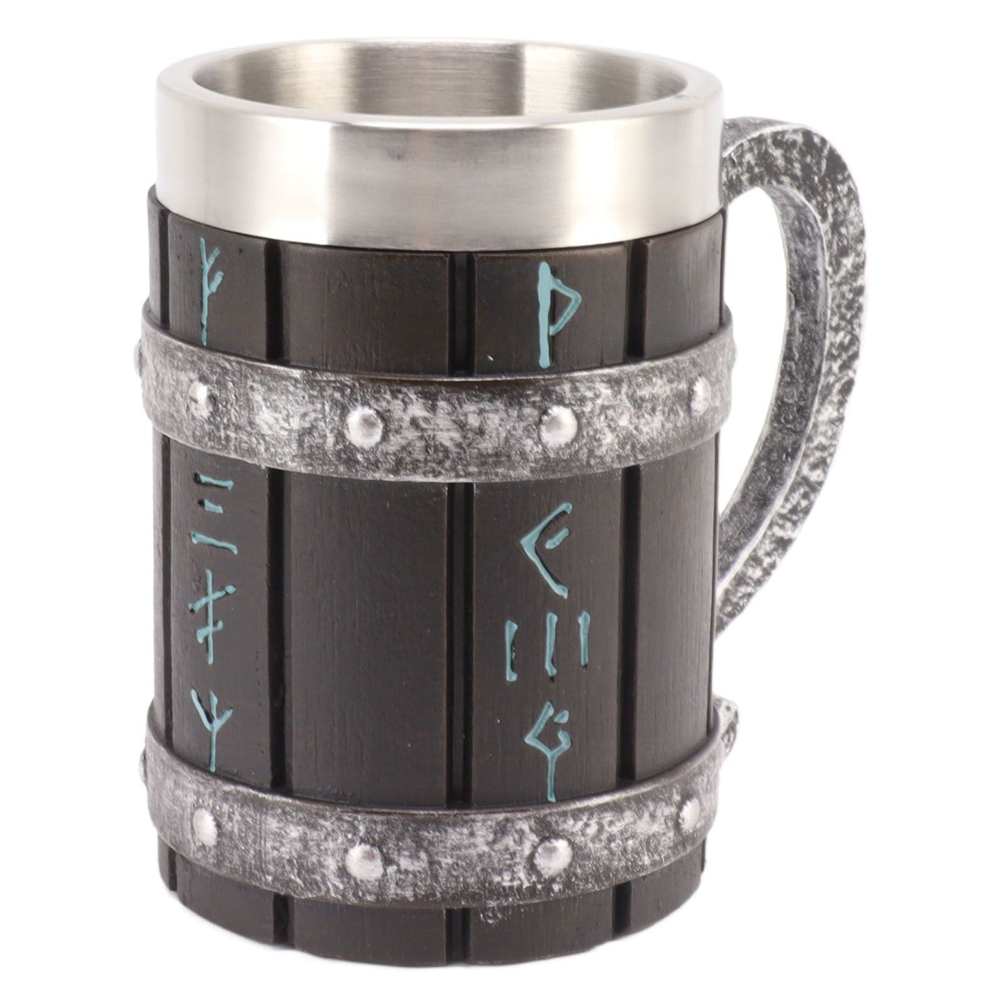 Large Beer Mug Decorative Printing High Temperature Resistance Stainless Steel Resin Water Fruit Juices Mug V1294-YM0521-3115230001511