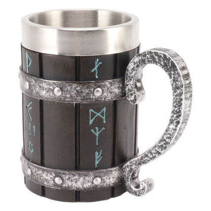Large Beer Mug Decorative Printing High Temperature Resistance Stainless Steel Resin Water Fruit Juices Mug V1294-YM0521-3115230001511