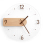 Wall Clock Innovative Minimalist Prevents Ticking Sweep Movement Modern Nordic Wall Clock for Living Room V1294-YM0521-3115230003511