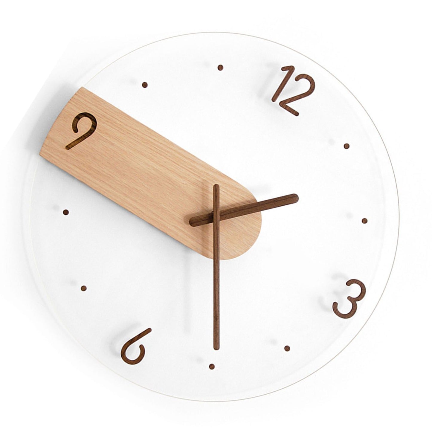 Wall Clock Innovative Minimalist Prevents Ticking Sweep Movement Modern Nordic Wall Clock for Living Room V1294-YM0521-3115230003511