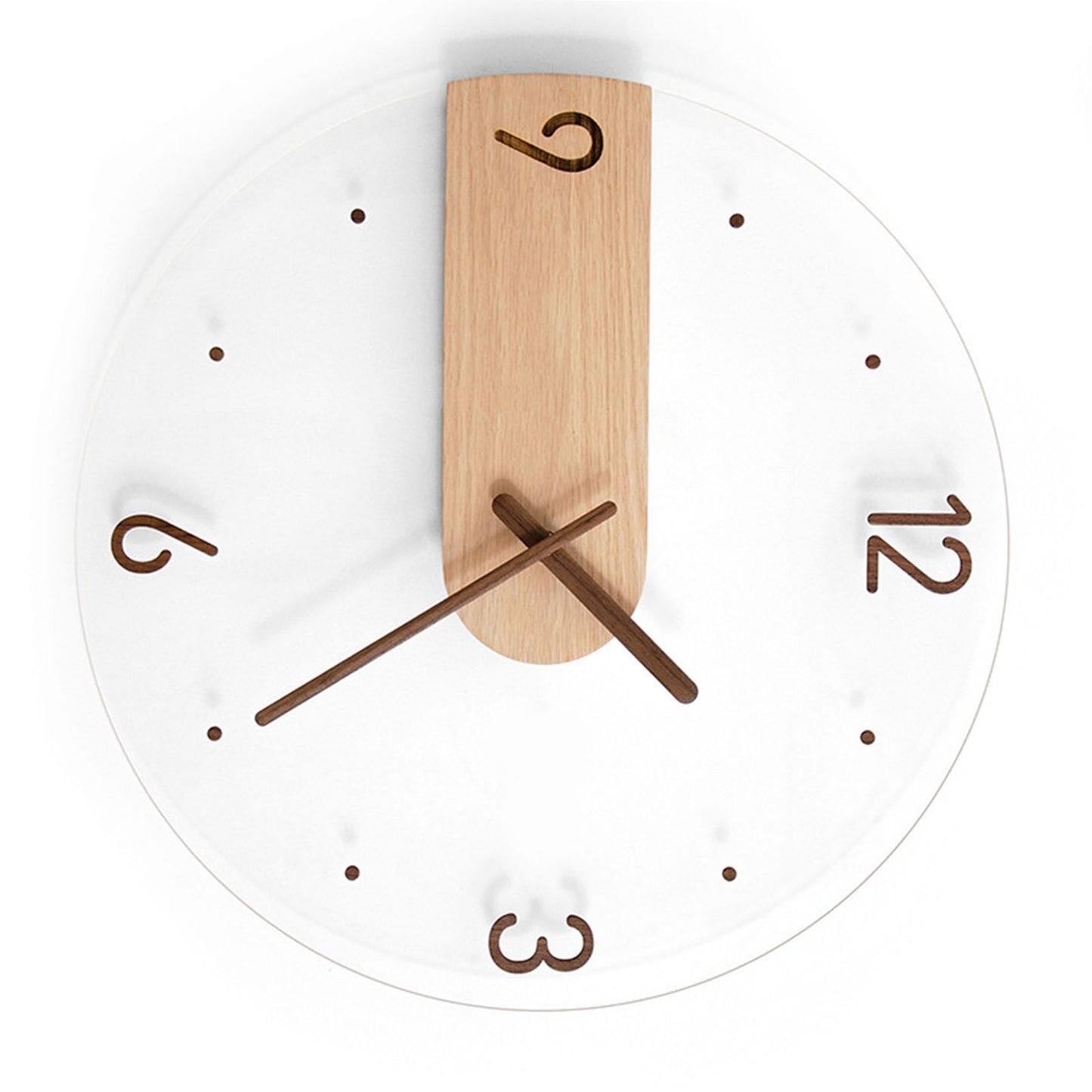 Wall Clock Innovative Minimalist Prevents Ticking Sweep Movement Modern Nordic Wall Clock for Living Room V1294-YM0521-3115230003511