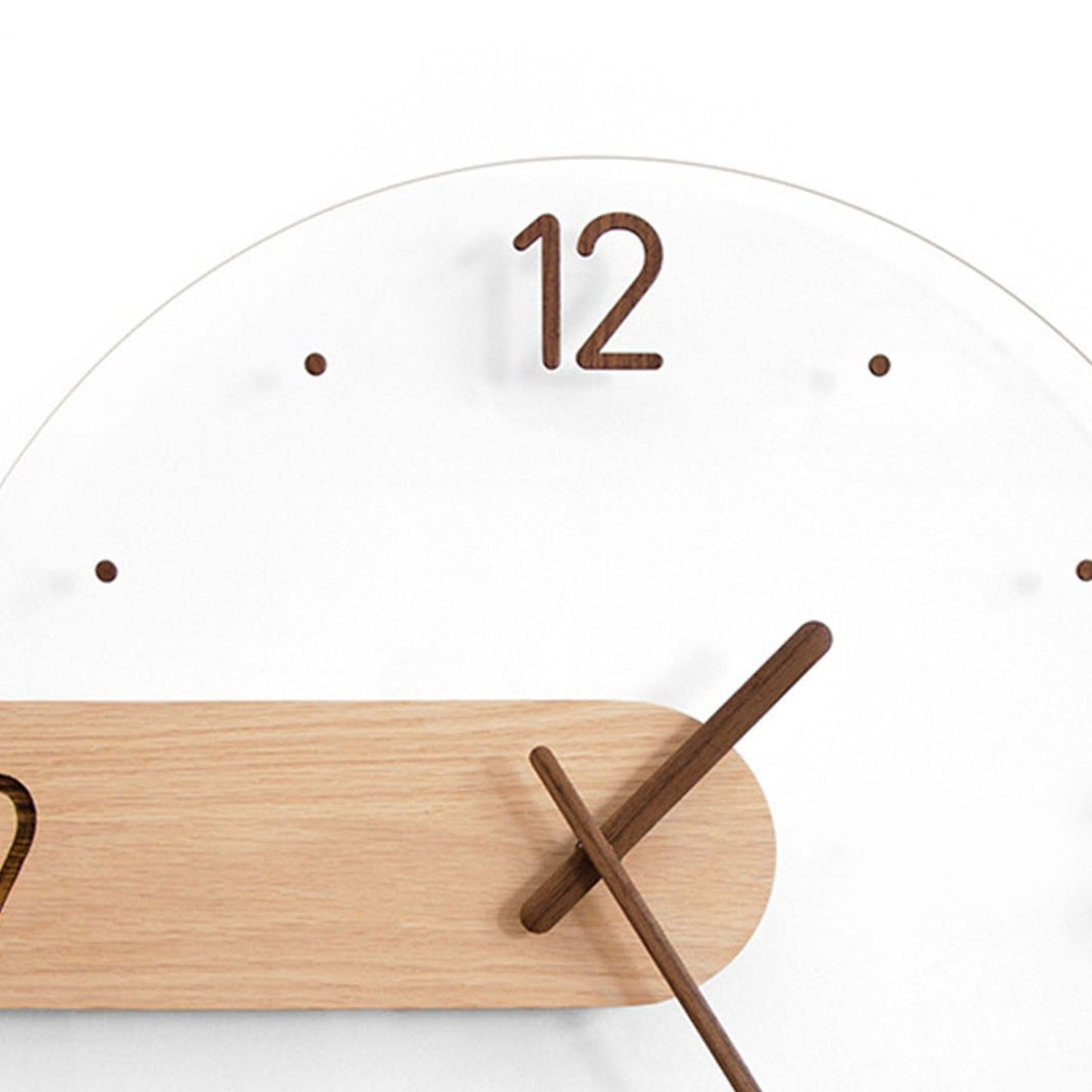 Wall Clock Innovative Minimalist Prevents Ticking Sweep Movement Modern Nordic Wall Clock for Living Room V1294-YM0521-3115230003511