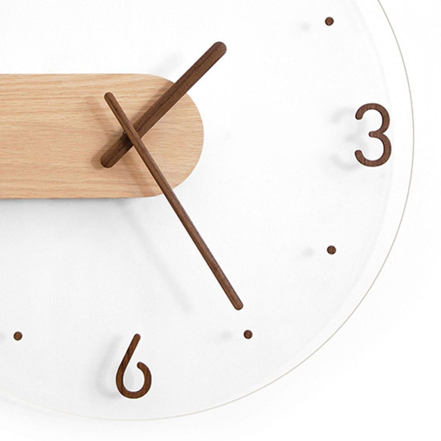 Wall Clock Innovative Minimalist Prevents Ticking Sweep Movement Modern Nordic Wall Clock for Living Room V1294-YM0521-3115230003511