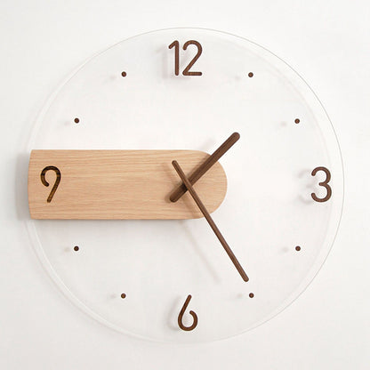 Wall Clock Innovative Minimalist Prevents Ticking Sweep Movement Modern Nordic Wall Clock for Living Room V1294-YM0521-3115230003511