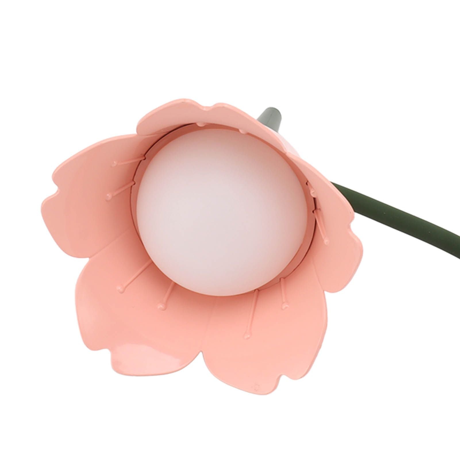 3W LED Touch Desk Lamp 3 Gear Dimmable Foldable Petal Shape Desktop Table Light USB 5V Pink V1294-YM0521-3115230012711