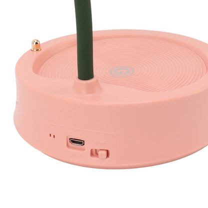 3W LED Touch Desk Lamp 3 Gear Dimmable Foldable Petal Shape Desktop Table Light USB 5V Pink V1294-YM0521-3115230012711