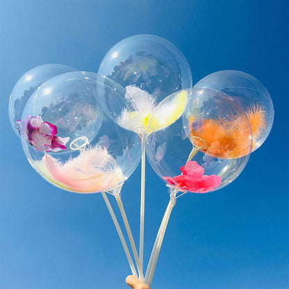 10pcs Luminous Balloon Thickened Explosion Proof Reusable Clear Light Up Balloon for Party Wedding 36 Inch V1294-YM0521-3115230014611